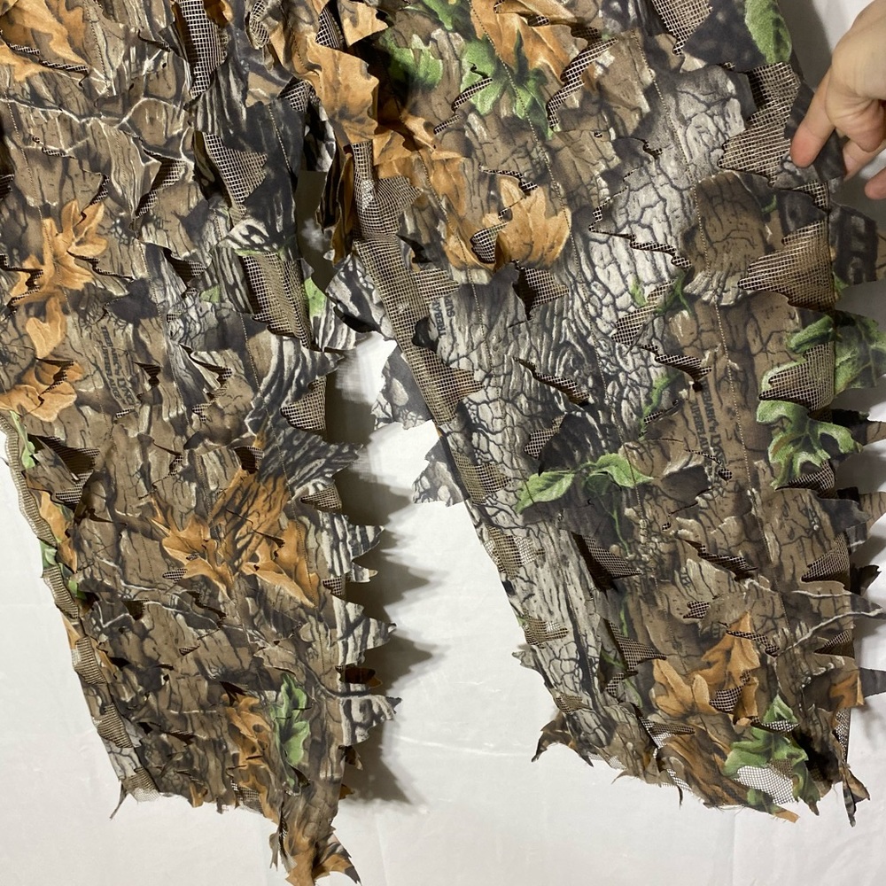 Green Trail Hard Woods Camouflage Leafy Suit Gillie Suit Camo Suit L/XL - Picture 9 of 16